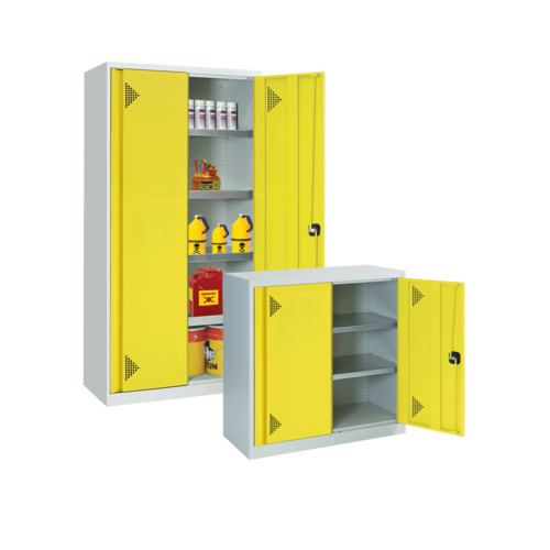 Lagerung von brennbaren, ätzenden und sauren Produkten